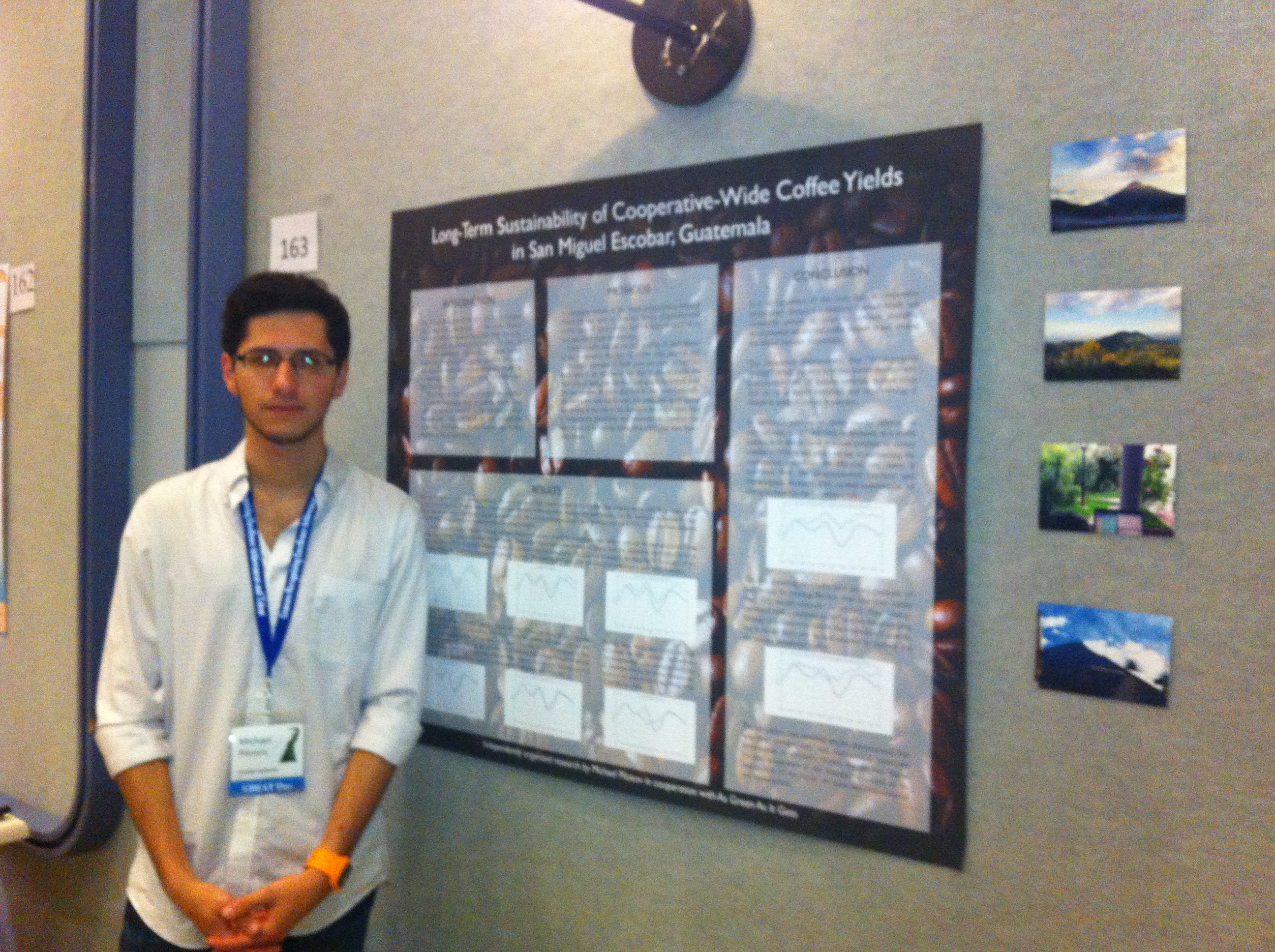 My advisor, Dr. Haddad, insisted that she take a photo of me.