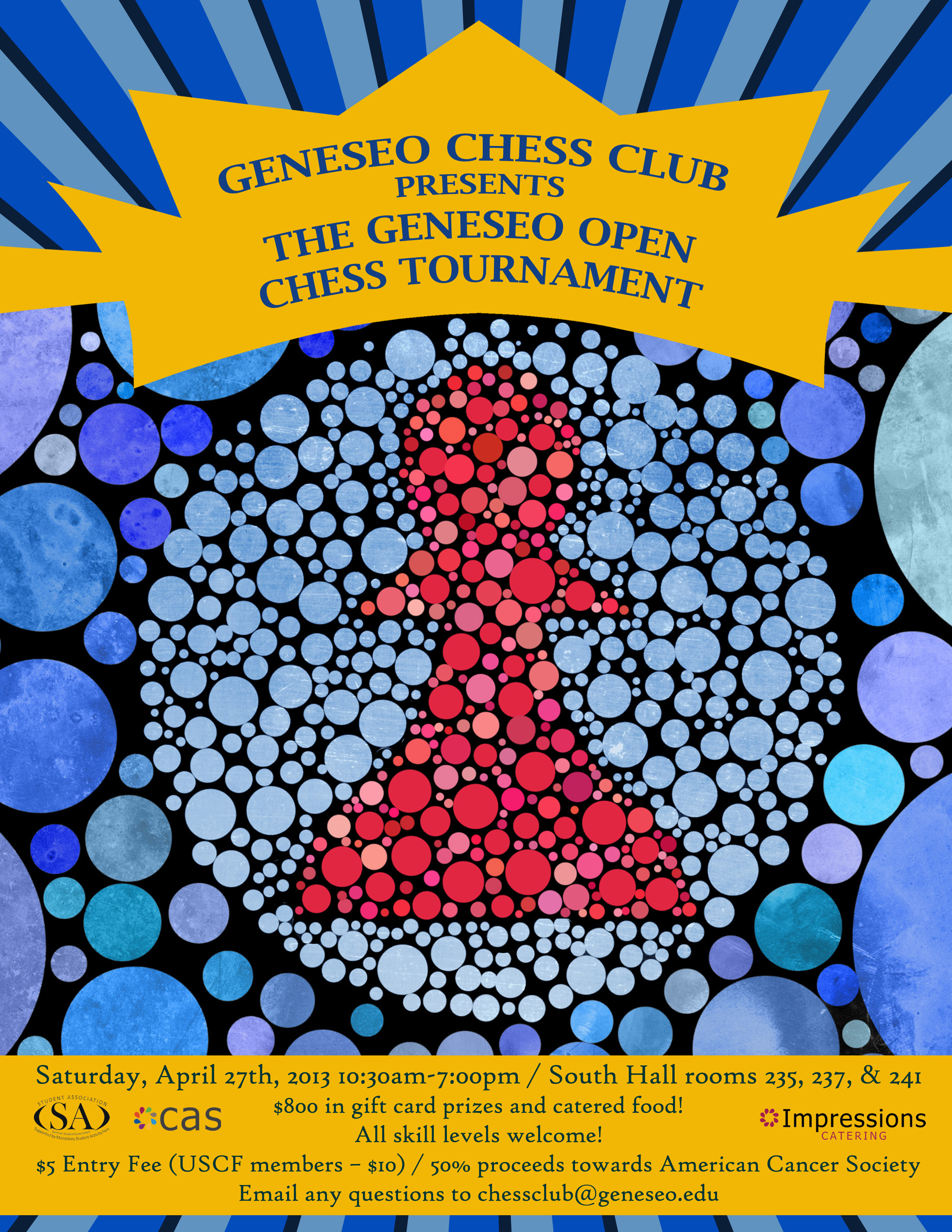 The poster that was put up all over the Geneseo campus.